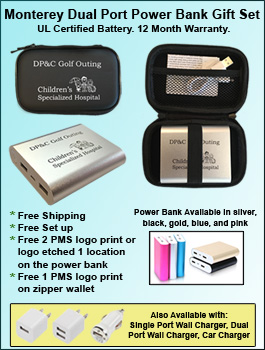 Monterey Power Bank Zipper Wallet Gift Set